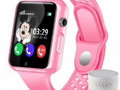 Ceas cu GPS Copii iUni Kid98, Telefon incorporat, Touchscreen 1.54 inch, Bluetooth, Notificari, Came